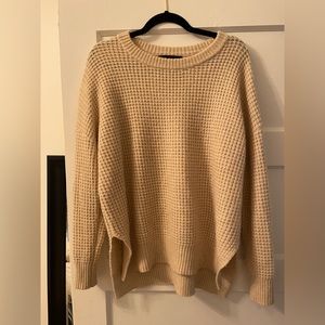 Jenni Kanye merino wool fisherman sweater